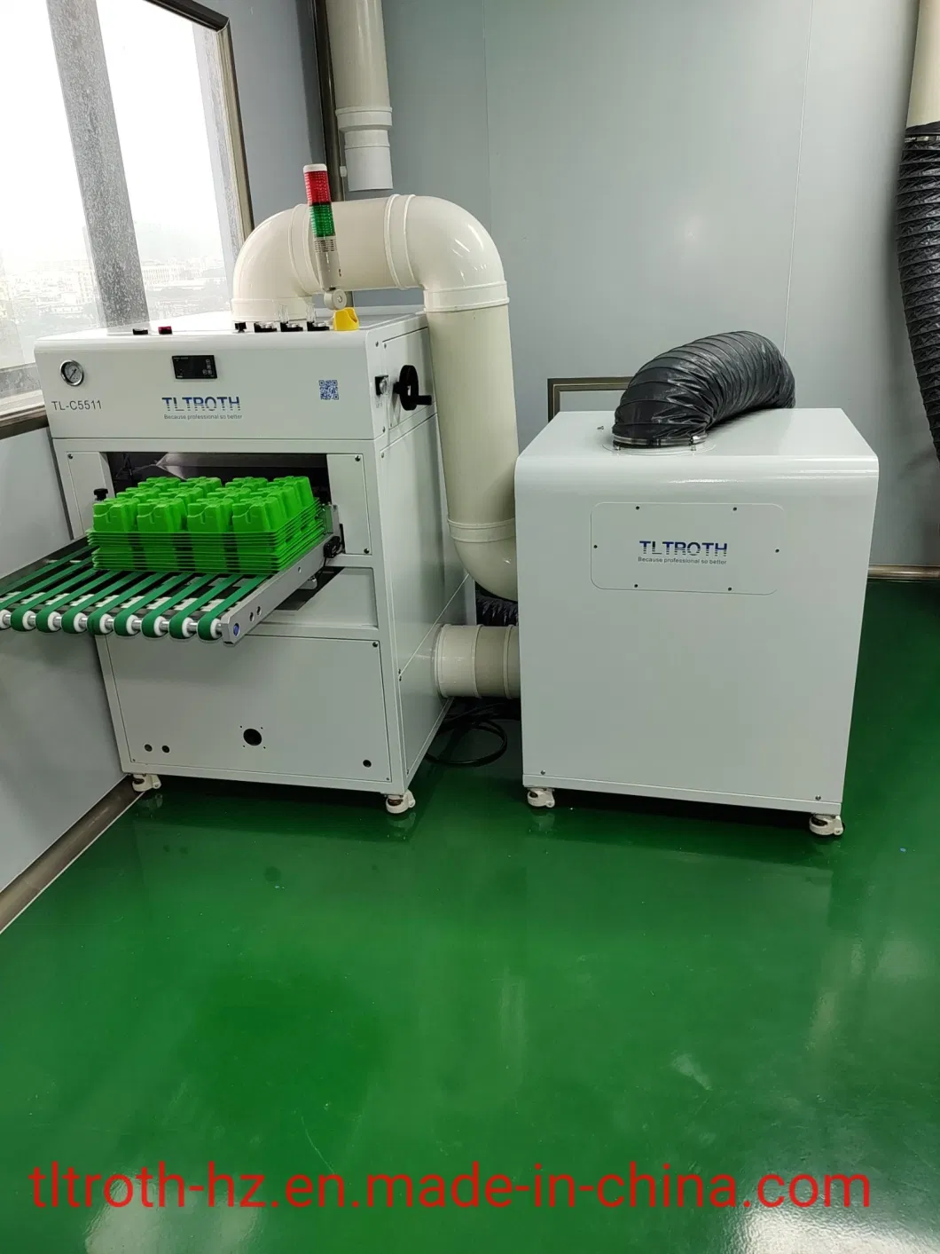 Tltroth. Dusting Machine for Medical Packaging. Double-Sided Tray. Dust The Blister Box